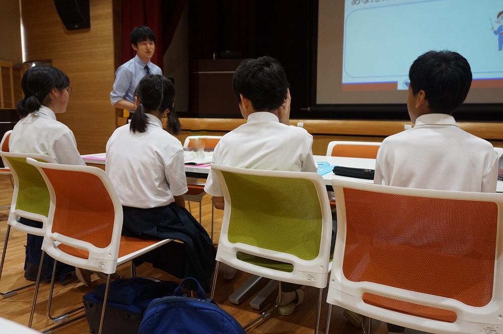 精華南中学校の生徒さんが学校見学にこられました＠京都看護大学